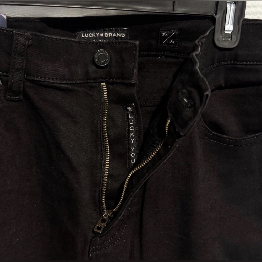 Lucky Brand Mens Jeans 412 Athletic Slim 36 2Way Stretch Black 36 X 34 NWT $99 - Picture 7 of 12